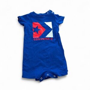 Converse Blue and Red Infant Romper